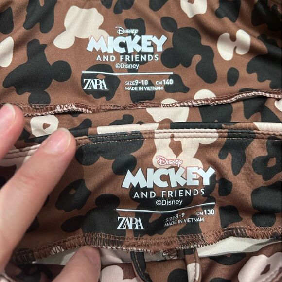 Bundle Zara Minnie Mouse Girls Leggings Brown - Picture 6 of 7